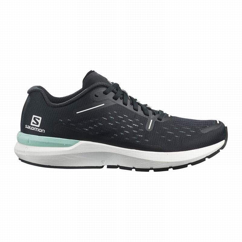 Salomon Israel SONIC 4 BALANCE - Mens Road Running Shoes - Black/White (NLWD-07293)